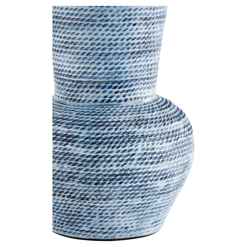 Hopewell Handmade Ceramic / Porcelain Table Vase, 11.5" H x 8" W x 8" D