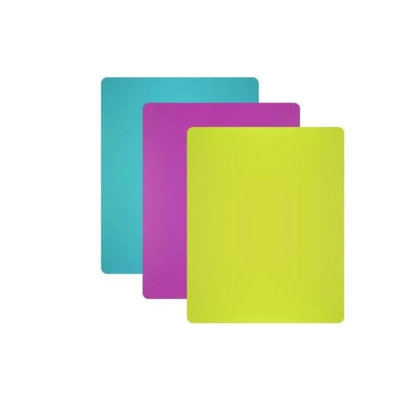 Planches à découper en plastique multicolores - Planches à découper durables pour hacher les légumes, les fruits, les poissons et les viandes - Idéal pour la préparation des aliments, le tranchage, la cuisine et l'utilisation quotidienne (15)