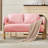 Teddy fleece 2-seater Sofa, Metal Frame-247749769