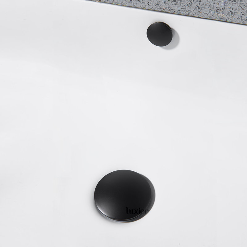 Round Overflow Cap Cover, Brushed Nickel
