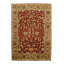Wool Oriental Area Rug in Red/Beige