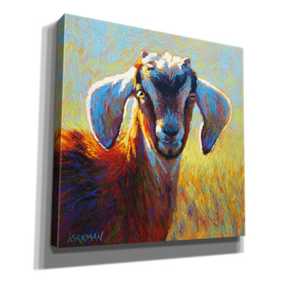'Gruffy' by Rita Kirkman, Canvas Wall Art, 12" x 12"