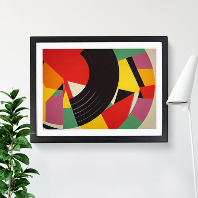 Abstract Vinyl Record Vol.2 - Framed Print