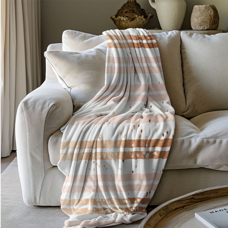 Couverture rose 1 pièce Sherpa Premium WB_FL_100624_0137, L 50 po x L 60 po