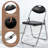 2 Pieces Portable Folding Dining Chairs Set With Carrying Handles