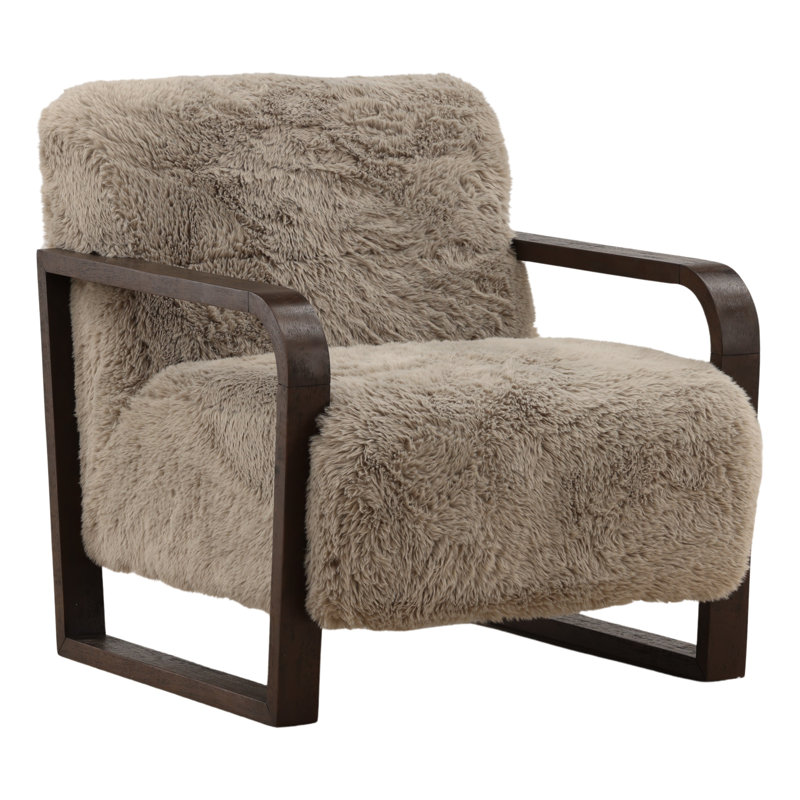 Kori Occasional Chair Cream, Gray Fabric