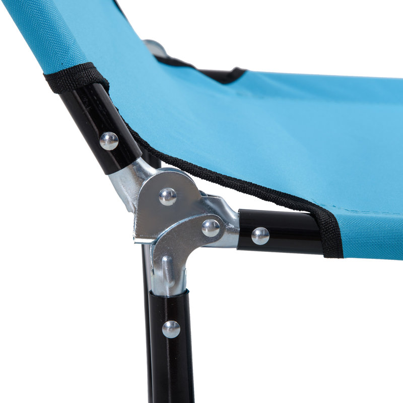 Chaises longues de piscine Goddard Outsunny, Bleu ciel