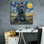  «Cane Corso Starry Night» par Rich Monet, art mural sur toile, 26 po x 26 po-95606772