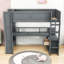 Lit mezzanine avec tiroirs Jermesha Kids-297420363