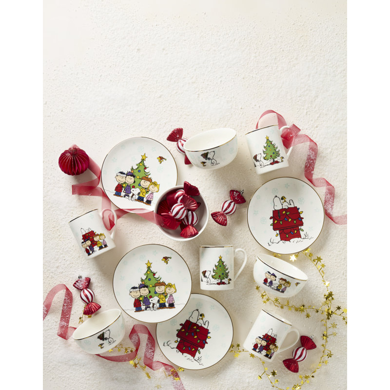 Lenox Peanuts Gang Mugs, Set Of 4, Assorted, Service For 4