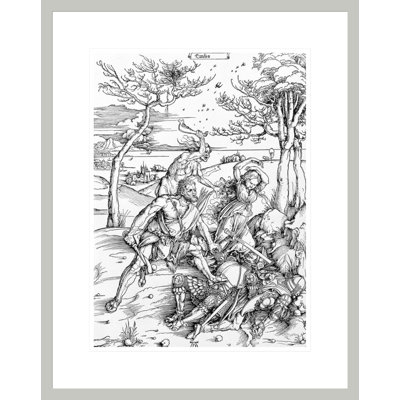 Hercules Killing the Molionides by Albrecht Dürer -Framed Giclee Print