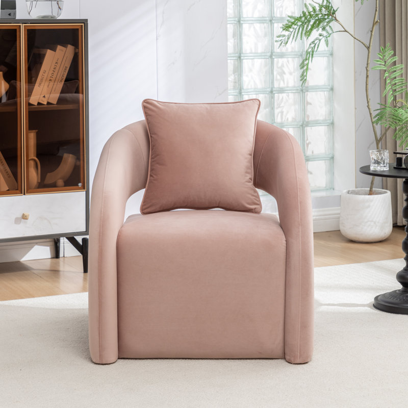 Fauteuil Hijinio, Rose