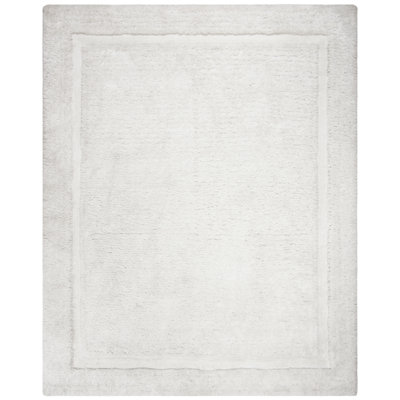 Wilbert Shag Hand Tufted Performance Solid Color Rug