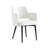 6-Piece Hickson Leatherette Dining Chair with Metal Legs-1272794675