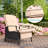 Maracle Wicker Patio Chair Reclining Cushioned-673850078