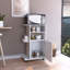 Chariot de cuisine Kryot, armoire à une porte, quatre roulettes-1654039130