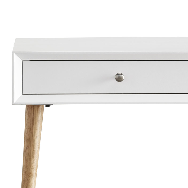 Table basse avec rangement Weare, Blanc