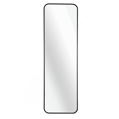 Black 47 X 14IN Door Mirror.