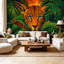 Adhésif mural Majestic Leopard Blue Eyes-137017643-137017651
