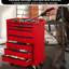 Armoire 7 outils à roulettes - Boîte en métal avec serrure à cylindre pour garage, atelier, entrepôt et roues