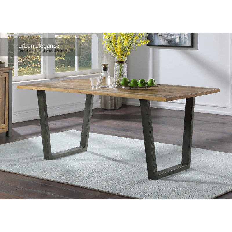 Calhoon Solid Wood Top Dining Table