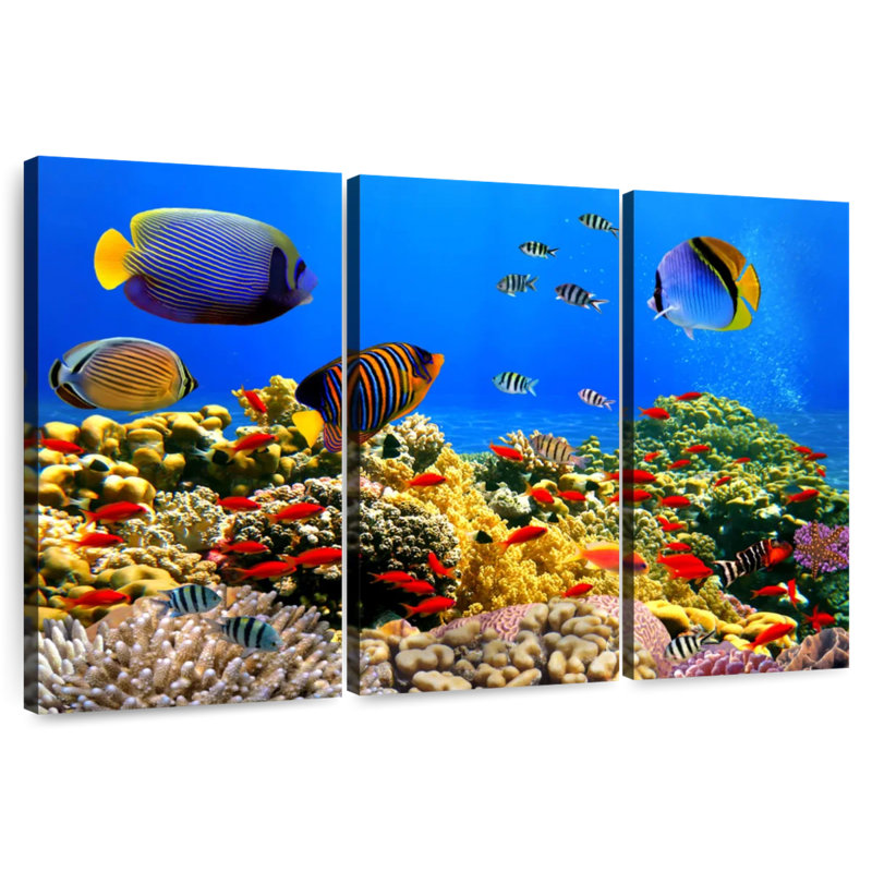Brampt Underwater Life, 48" H x 74" W