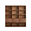 Bibliothèque sur pied en bois