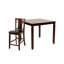 Chaise d'appoint à dossier en lattes non finies Annasia
