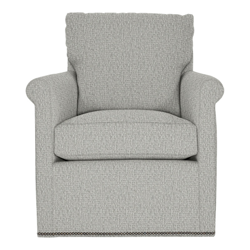 Gwynn 32" Swivel Chair, No, Tarbee Dove