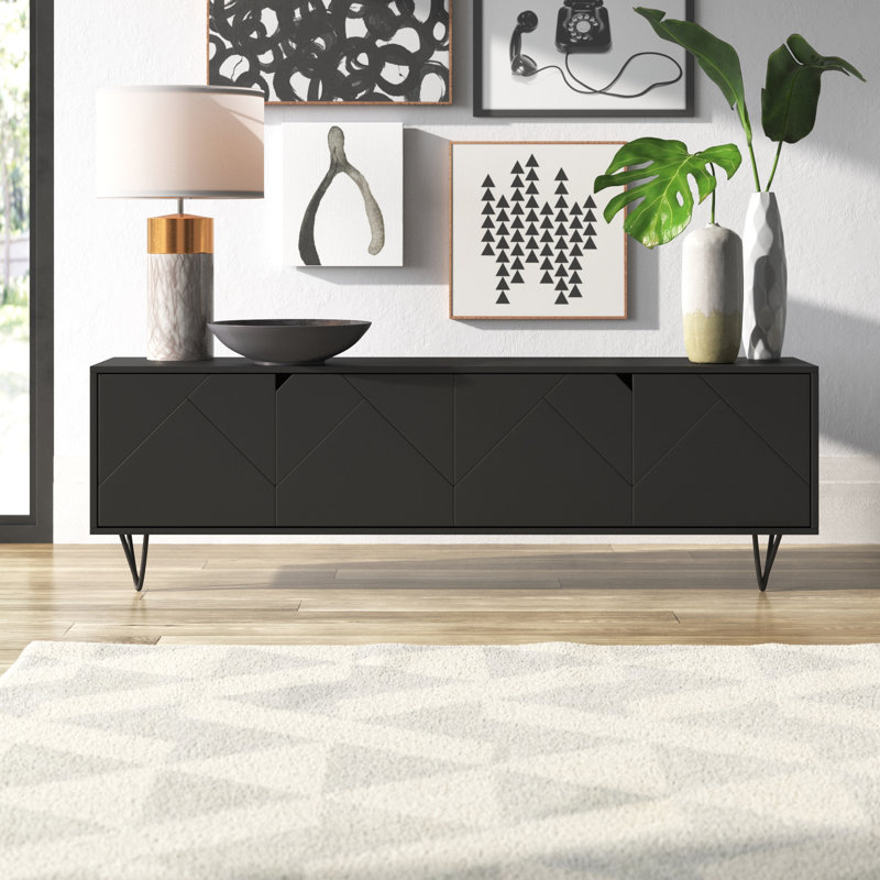 Azerion TV Stand for TVs up to 70", Walnut