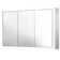 Ciyanna Recessed LED Lighted Medicine Cabinet with 3 Adjustable Shelves, Defogger, Outlets & USBs