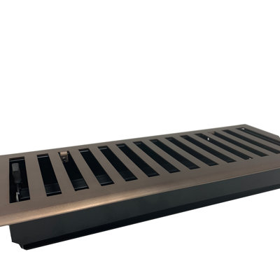 Madelyn Carter Solid Steel Modern Chic Vent Cover with Damper - Floor & Wall Register
