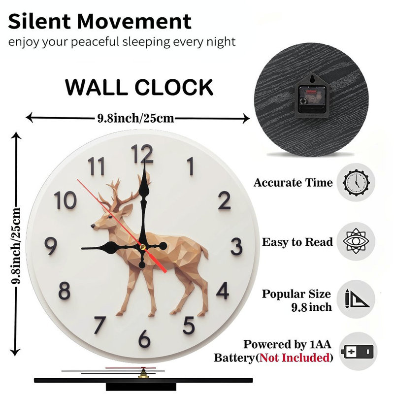 Horloge murale élégante