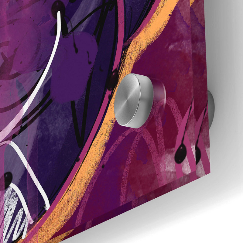 «Tahiya» par Justin Copeland, art mural en verre acrylique, H 36 po x l 24 po x P 0,2 po