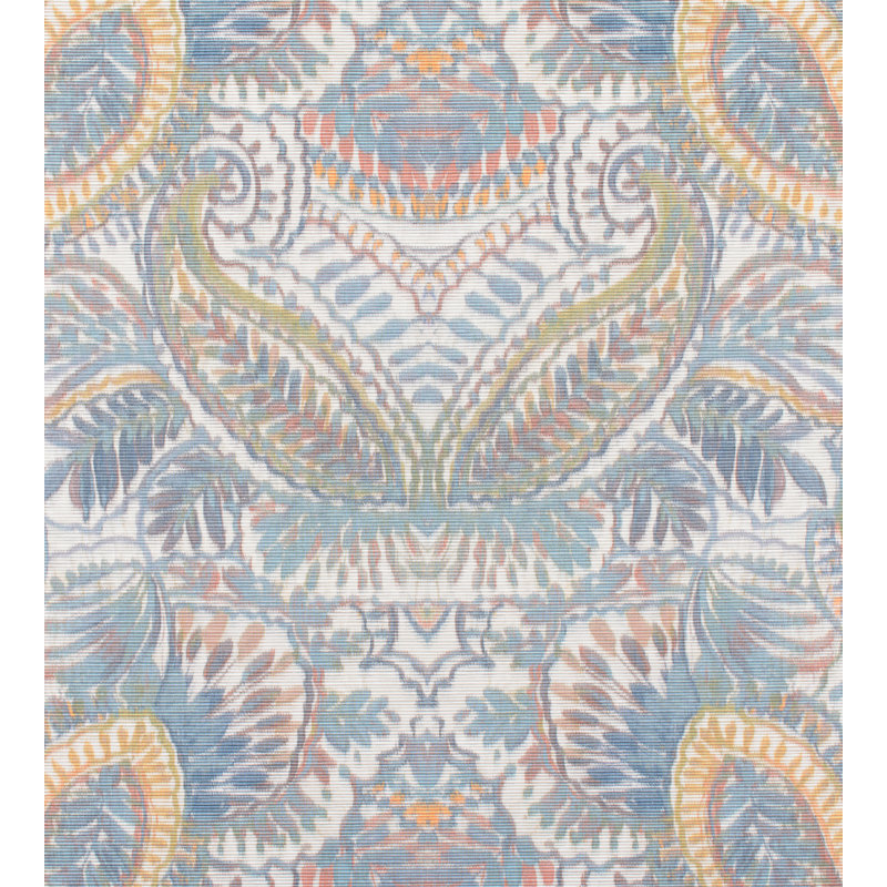 Indra Fabric, Slate Blue