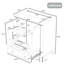 Meuble-lavabo 30 po sans lavabo, base seulement, armoire de salle de bain multifonctionnelle avec portes et tiroir, cadre solide et panneau de fibres à densité moyenne-894598697
