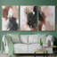 «Unbleached Neutrals I», reproduction sur toile 3 pièces-91887414-91887418