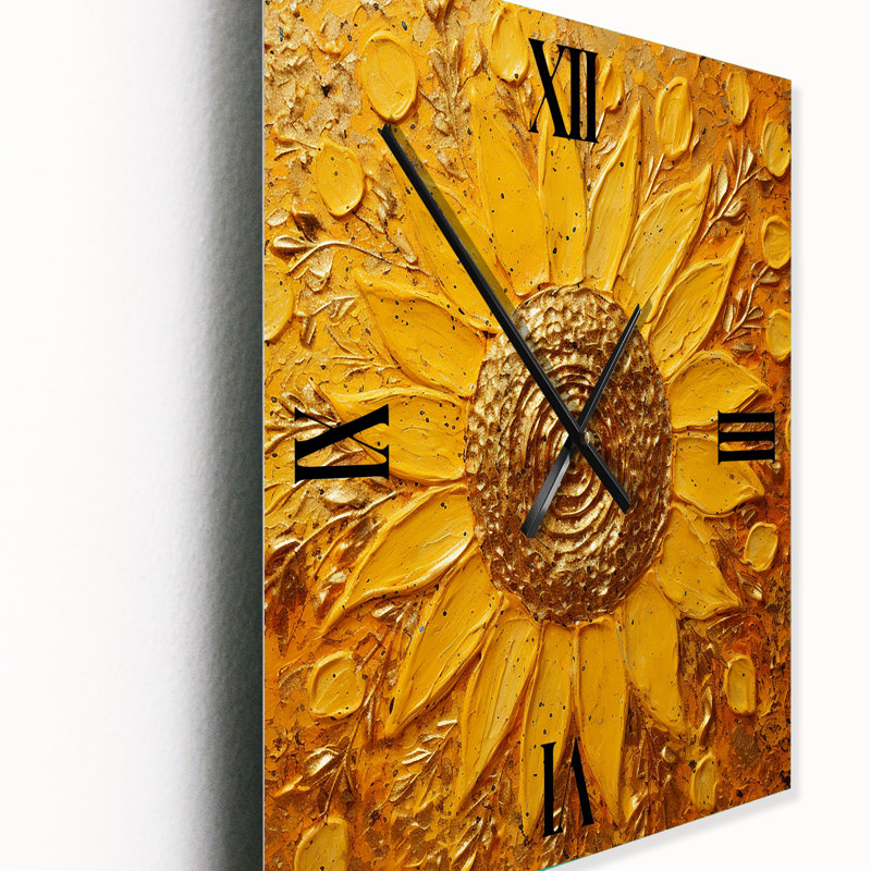 Arquit - Sunflower Wall Clock, Large