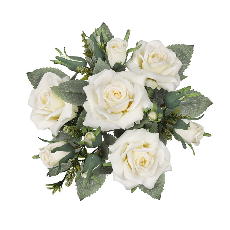 Bouquet de petites fleurs artificielles, Ivoire ivoire