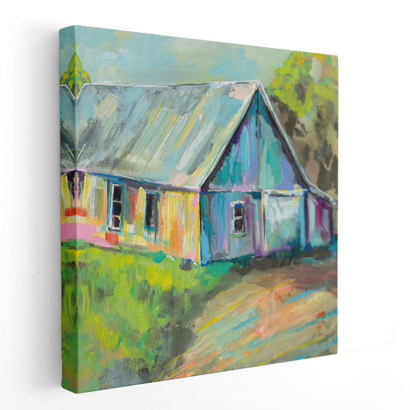 «Going to the Country I», reproduction d'art sur toile, H 20 po x l 20 po
