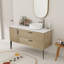 Ensemble de meuble-lavabo autoportant rayé 48 po avec lavabo