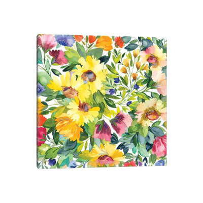 Lydia's Garden 1 Piece Wrapped Canvas Painting