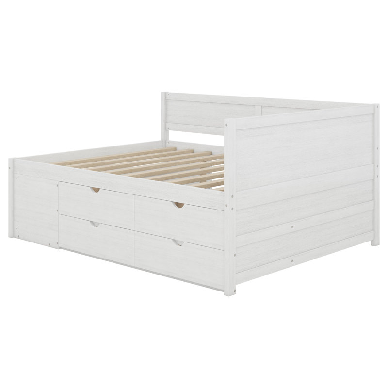 Lit de jour Kinsman, Double, Blanc