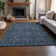 Premium Machine Washable Cerrito AMF574 Blue Rug