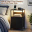 39cm W Metal Bedside Table-451865577