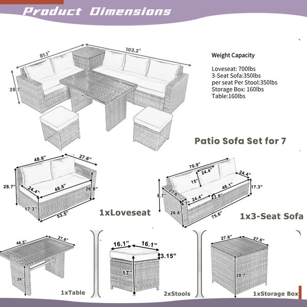 Dimensions du produit