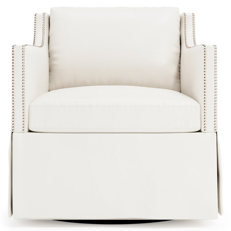 Fauteuil pivotant en cuir Delaney, 360-022