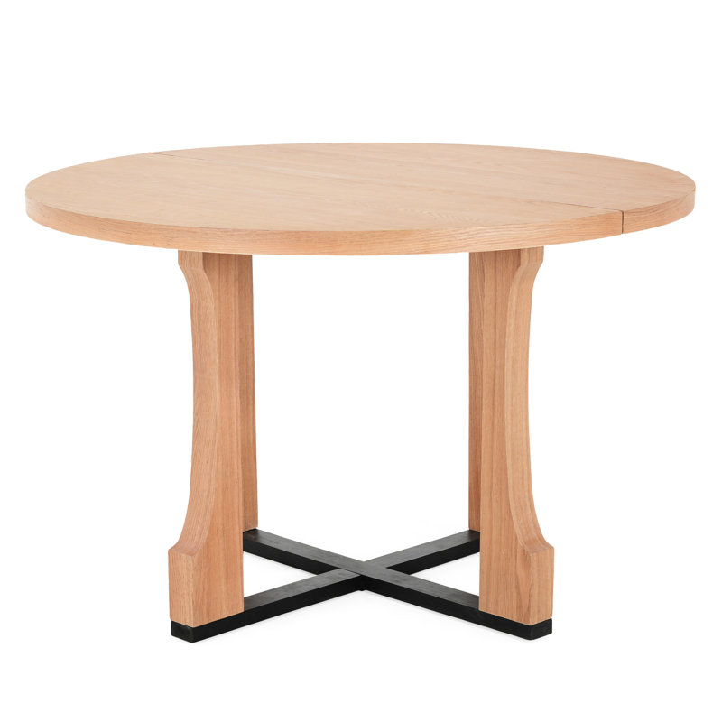 Table de salle à manger 48 "pour espaces confortables - 4 places, bois massif Scratch et, assemblage simple, attrait dans les petites cuisines idéales appartements, entretien facile, charme rétro
