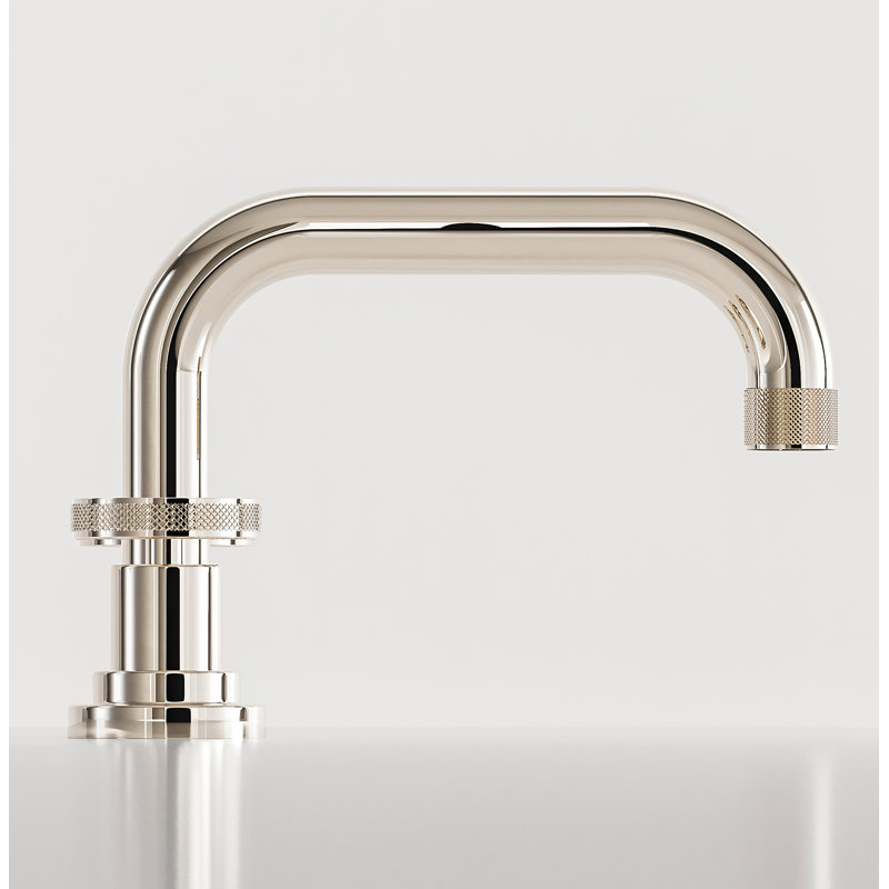 Campo™ Widespread Bathroom Faucet with Drain Assembly, Polished Nickel, Lever Handle