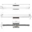 Luminaire de salle de bain à DEL 25 po, miroir de salle de bain à intensité variable, blanc chaud 3000 K, 24 W 1750LM, nickel brossé, éclairage mural pour coiffeuse, placard, miroir, certifié ETL